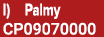 I) Palmy CP09070000