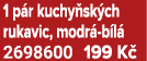 1 p r kuchy sk ch rukavic, modr b l  2698600 199 K 