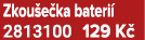 Zkou e ka bateri 2813100 129 K 