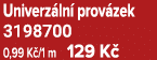 Univerz ln prov zek 3198700 0,99 K /1 m 129 K 