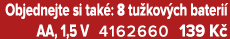 Objednejte si tak : 8 tu kov ch bateri AA, 1,5 V 4162660 139 K 