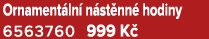 Ornament ln n st nn  hodiny 6563760 999 K 