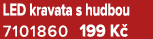 LED kravata s hudbou 7101860 199 K 