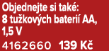 Objednejte si tak : 8 tu kov ch bateri AA, 1,5 V 4162660 139 K 