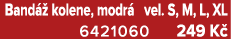 Band  kolene, modr  vel. S, M, L, XL 6421060 249 K 