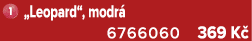 ￼ „Leopard“, modr 6766060 369 K 