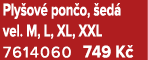 Ply ov pon o,  ed  vel. M, L, XL, XXL 7614060 749 K 