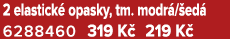 2 elastick opasky, tm. modr / ed  6288460 319 K  219 K 