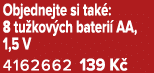 Objednejte si tak : 8 tu kov ch bateri AA, 1,5 V 4162662 139 K 