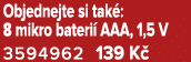 Objednejte si tak : 8 mikro bateri AAA, 1,5 V 3594962 139 K 