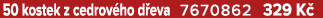 50 kostek z cedrov ho d eva 7670862 329 K 