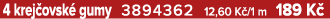 4 krej ovsk gumy 3894362 12,60 K /1 m 189 K 