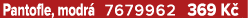 Pantofle, modr 7679962 369 K 