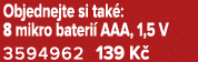 Objednejte si tak : 8 mikro bateri AAA, 1,5 V 3594962 139 K 