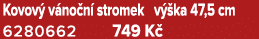 Kovov v no n  stromek v  ka 47,5 cm 6280662 749 K 