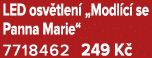 LED osv tlen „Modl c  se Panna Marie“ 7718462 249 K 