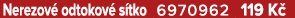 Nerezov odtokov  s tko 6970962 119 K 
