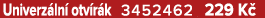 Univerz ln otv r k 3452462 229 K 