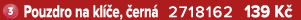 ￼ Pouzdro na kl e,  ern  2718162 139 K 