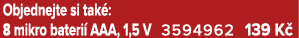 Objednejte si tak : 8 mikro bateri AAA, 1,5 V 3594962 139 K 