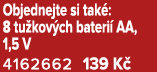 Objednejte si tak : 8 tu kov ch bateri AA, 1,5 V 4162662 139 K 