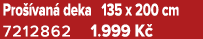 Pro van  deka 135 x 200 cm 7212862 1.999 K 