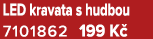 LED kravata s hudbou 7101862 199 K 