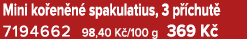 Mini ko en n spakulatius, 3 p  chut  7194662 98,40 K /100 g 369 K 