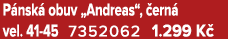 P nsk obuv „Andreas“,  ern  vel. 41 45 7352062 1.299 K 