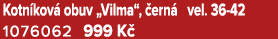 Kotn kov obuv „Vilma“,  ern  vel. 36 42 1076062 999 K 