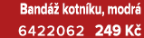 Band  kotn ku, modr  6422062 249 K 