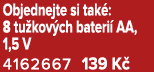 Objednejte si tak : 8 tu kov ch bateri AA, 1,5 V 4162667 139 K 
