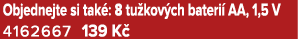 Objednejte si tak : 8 tu kov ch bateri AA, 1,5 V 4162667 139 K 