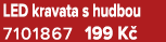 LED kravata s hudbou 7101867 199 K 