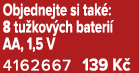 Objednejte si tak : 8 tu kov ch bateri AA, 1,5 V 4162667 139 K 