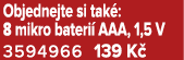 Objednejte si tak : 8 mikro bateri AAA, 1,5 V 3594966 139 K 
