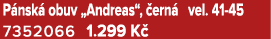 P nsk obuv „Andreas“,  ern  vel. 41 45 7352066 1.299 K 