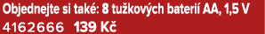 Objednejte si tak : 8 tu kov ch bateri AA, 1,5 V 4162666 139 K 