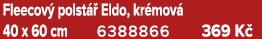Fleecov polst   Eldo, kr mov  40 x 60 cm 6388866 369 K 