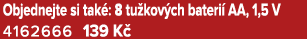 Objednejte si tak : 8 tu kov ch bateri AA, 1,5 V 4162666 139 K 