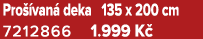 Pro van  deka 135 x 200 cm 7212866 1.999 K 