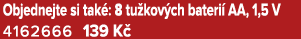 Objednejte si tak : 8 tu kov ch bateri AA, 1,5 V 4162666 139 K 