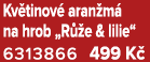 Kv tinov aran m  na hrob „R  e & lilie“ 6313866 499 K 