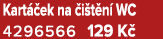 Kart ek na  i t n  WC 4296566 129 K 