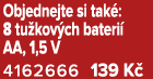 Objednejte si tak : 8 tu kov ch bateri AA, 1,5 V 4162666 139 K 