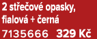 2 st e ov opasky, fialov  +  ern  7135666 329 K 