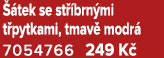  tek se st  brn mi t pytkami, tmav  modr  7054766 249 K 