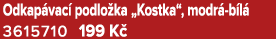 Odkap vac podlo ka „Kostka“, modr  b l  3615710 199 K 