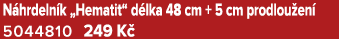 N hrdeln k „Hematit“ d lka 48 cm + 5 cm prodlou en 5044810 249 K 