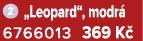 ￼ „Leopard“, modr 6766013 369 K 